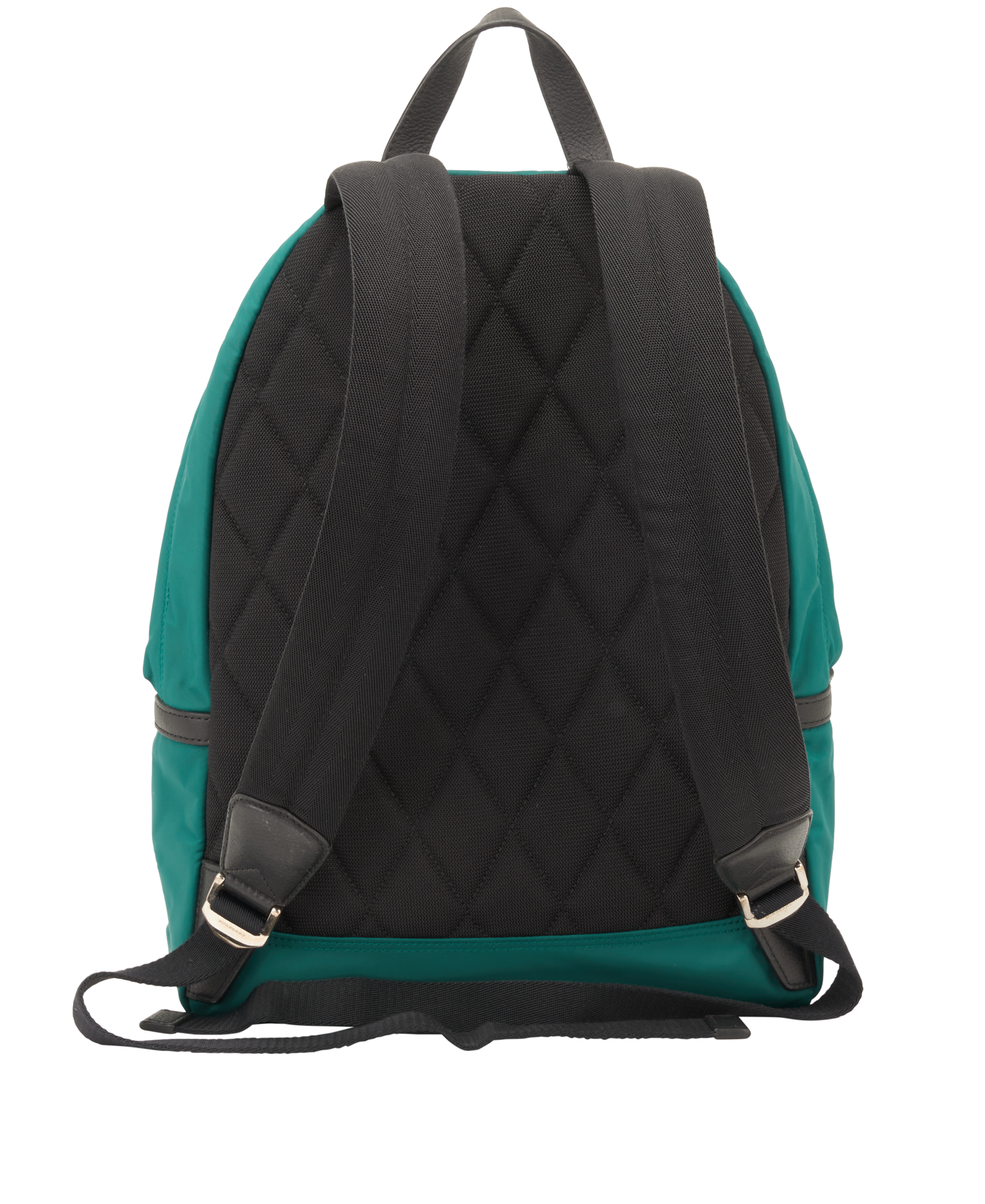 Logo Backpack, &pound;250, Handbags, Green, Nylon, Back view